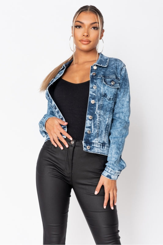 Denim Jacket ξεβαμμένο