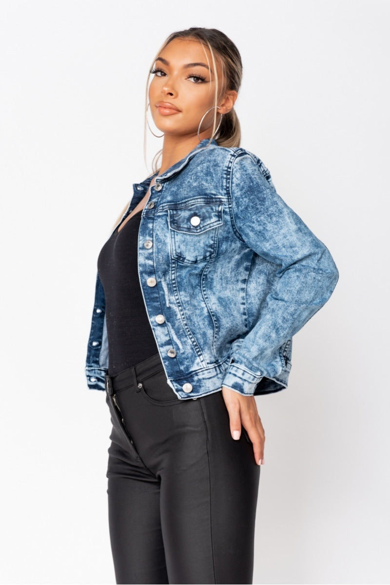 Denim Jacket ξεβαμμένο