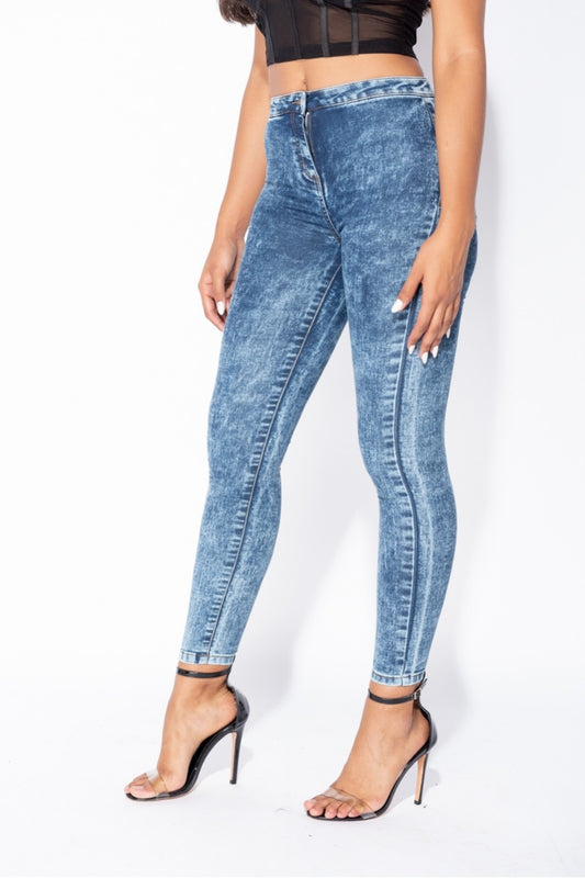 Παντελόνι denim ξεβαμμένο