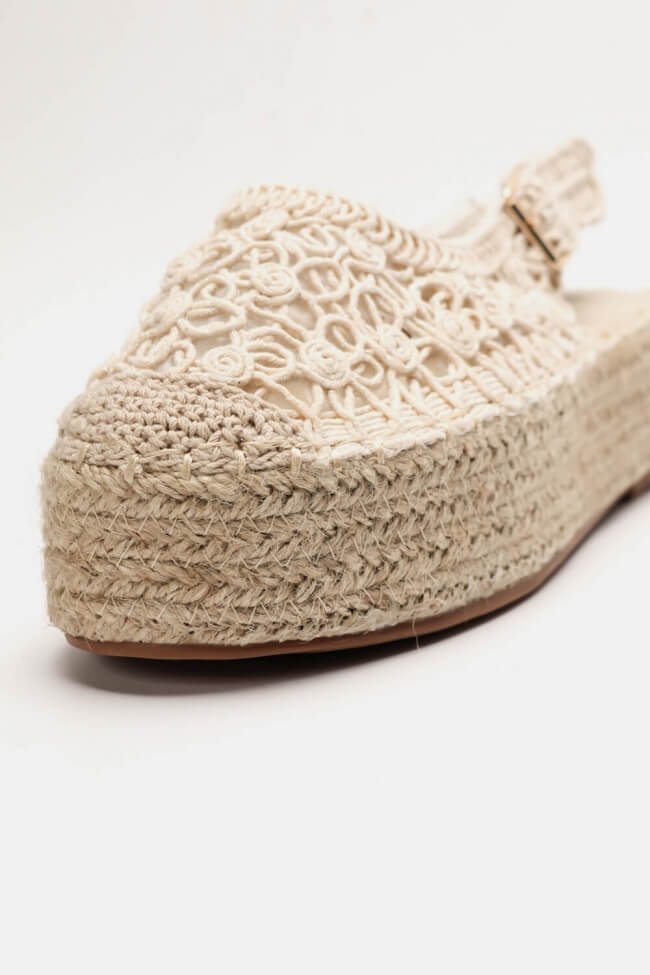 Espadrilles με πλεκτό σχέδιο