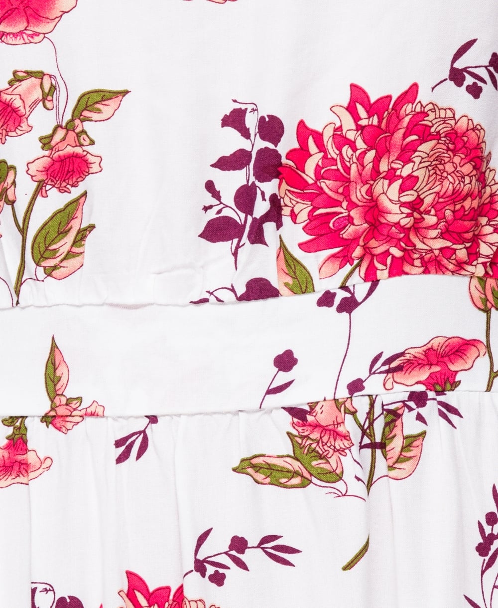 Φόρεμα strapless floral