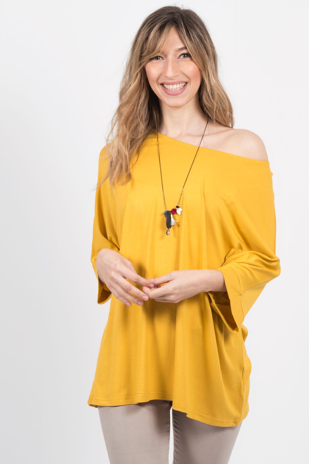 Μπλούζα oversized βισκόζης