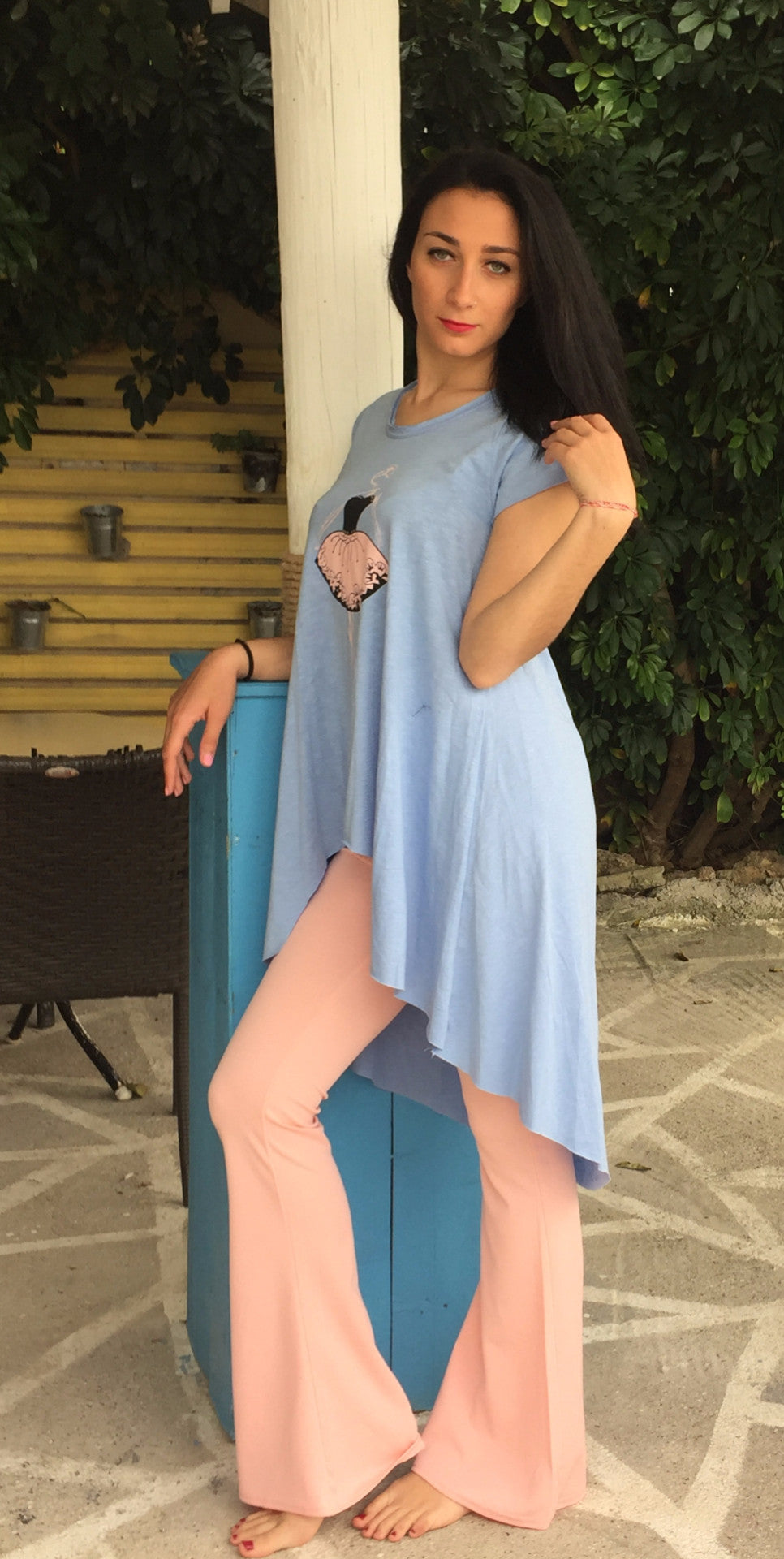 Παντελόνι ελαστικό καμπάνα