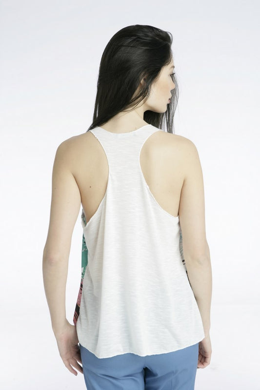 Μπλούζα αμάνικη με τύπωμα