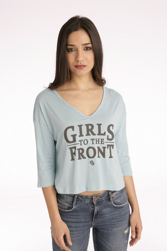 Μπλούζα με μανίκια 3/4 και τύπωμα