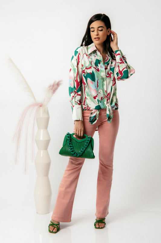 Παντελόνι denim καμπάνα