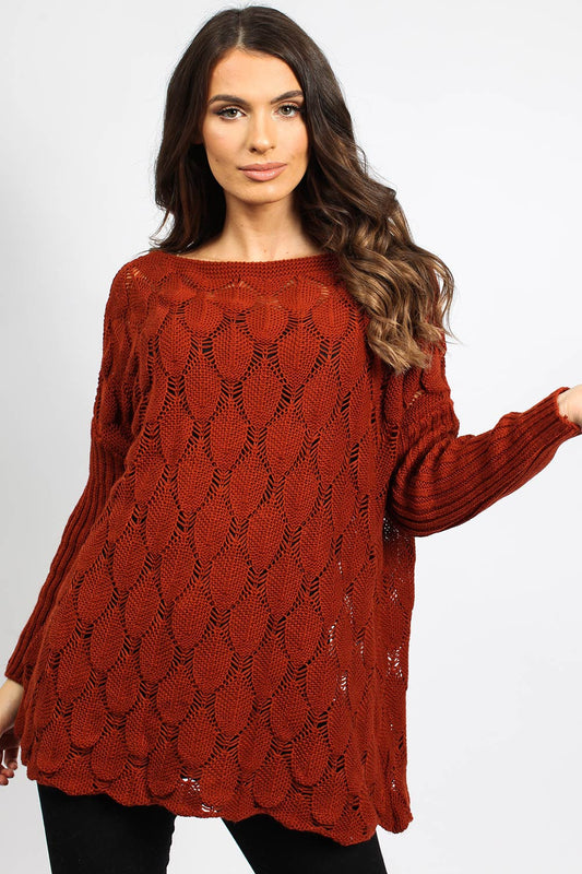 Μπλούζα πλεκτή oversized