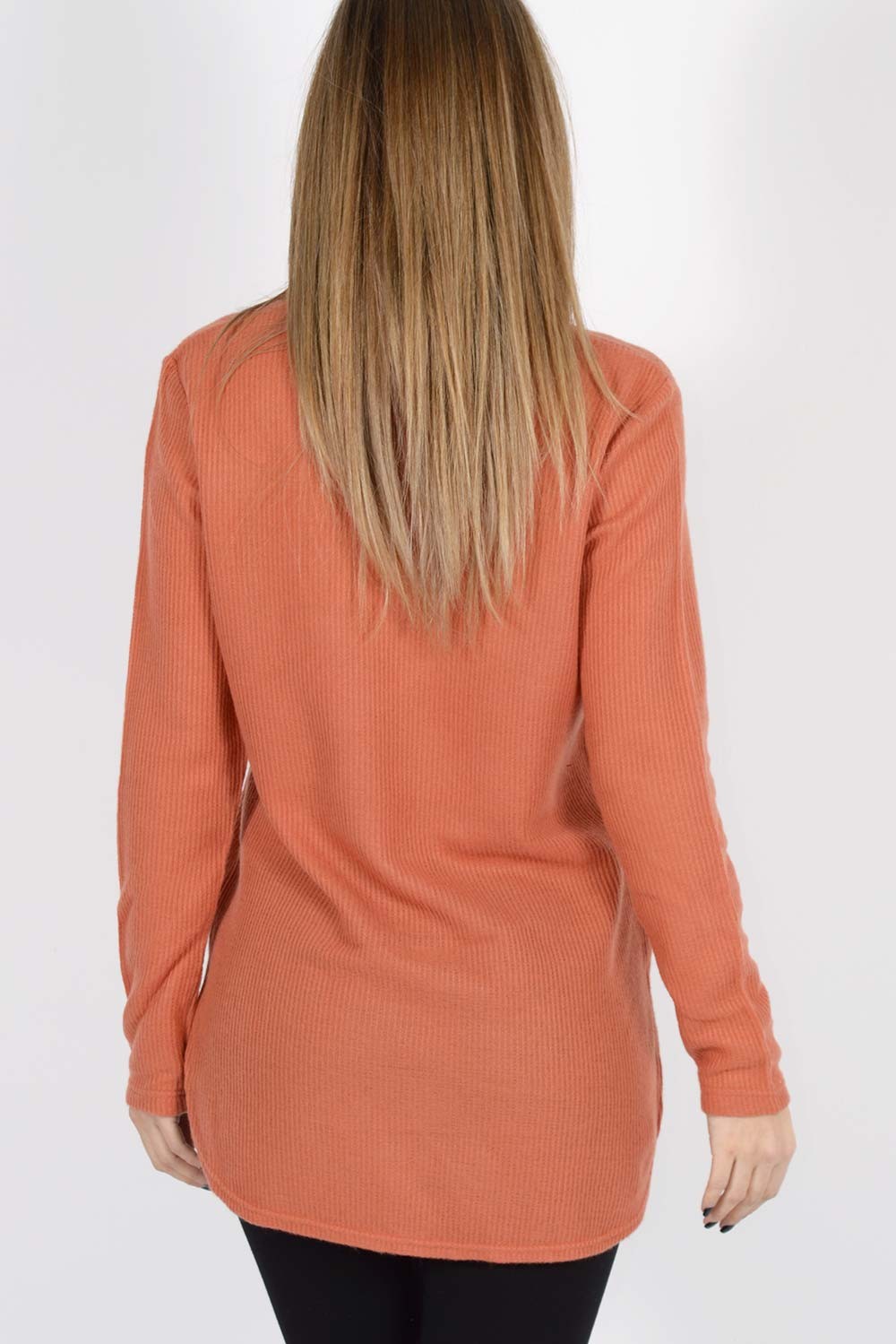 Πλεκτή μπλούζα rib