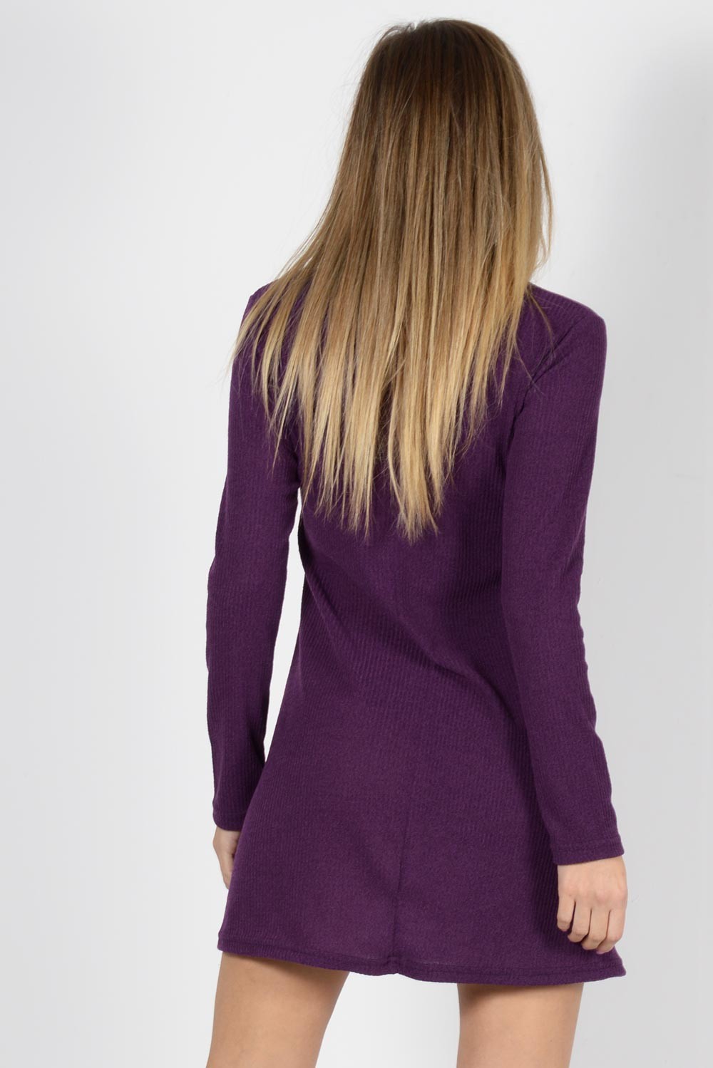 Πλεκτό mini φόρεμα