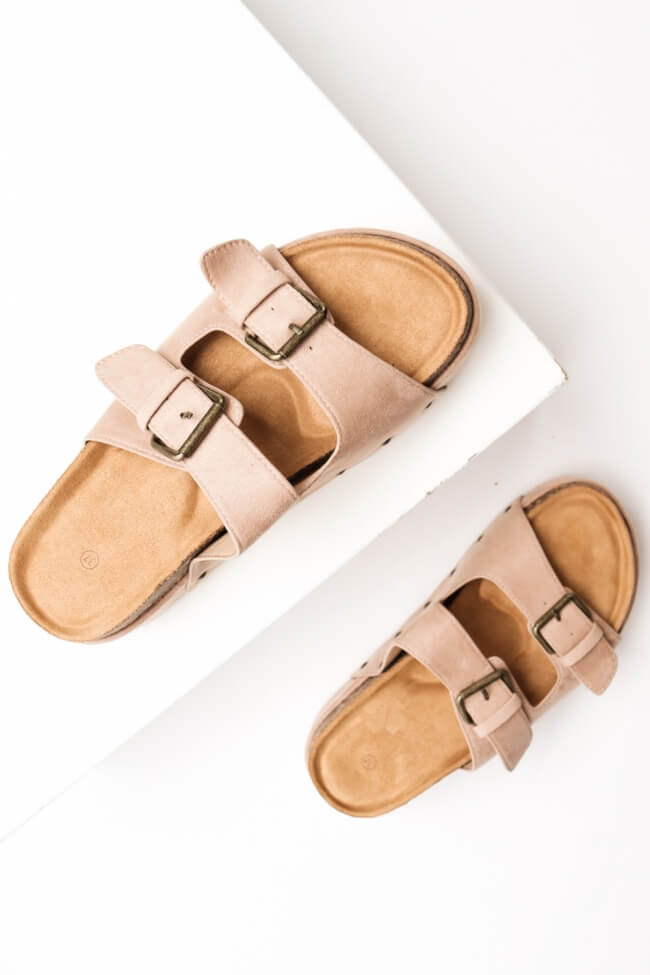 Platforms suede με δύο τόκες και τρουκς