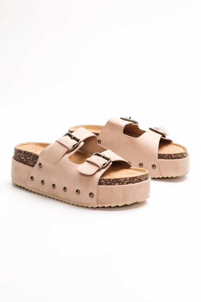 Platforms suede με δύο τόκες και τρουκς