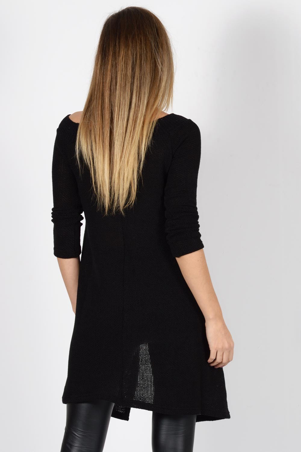 Μπλούζα σενίλ έξωμη