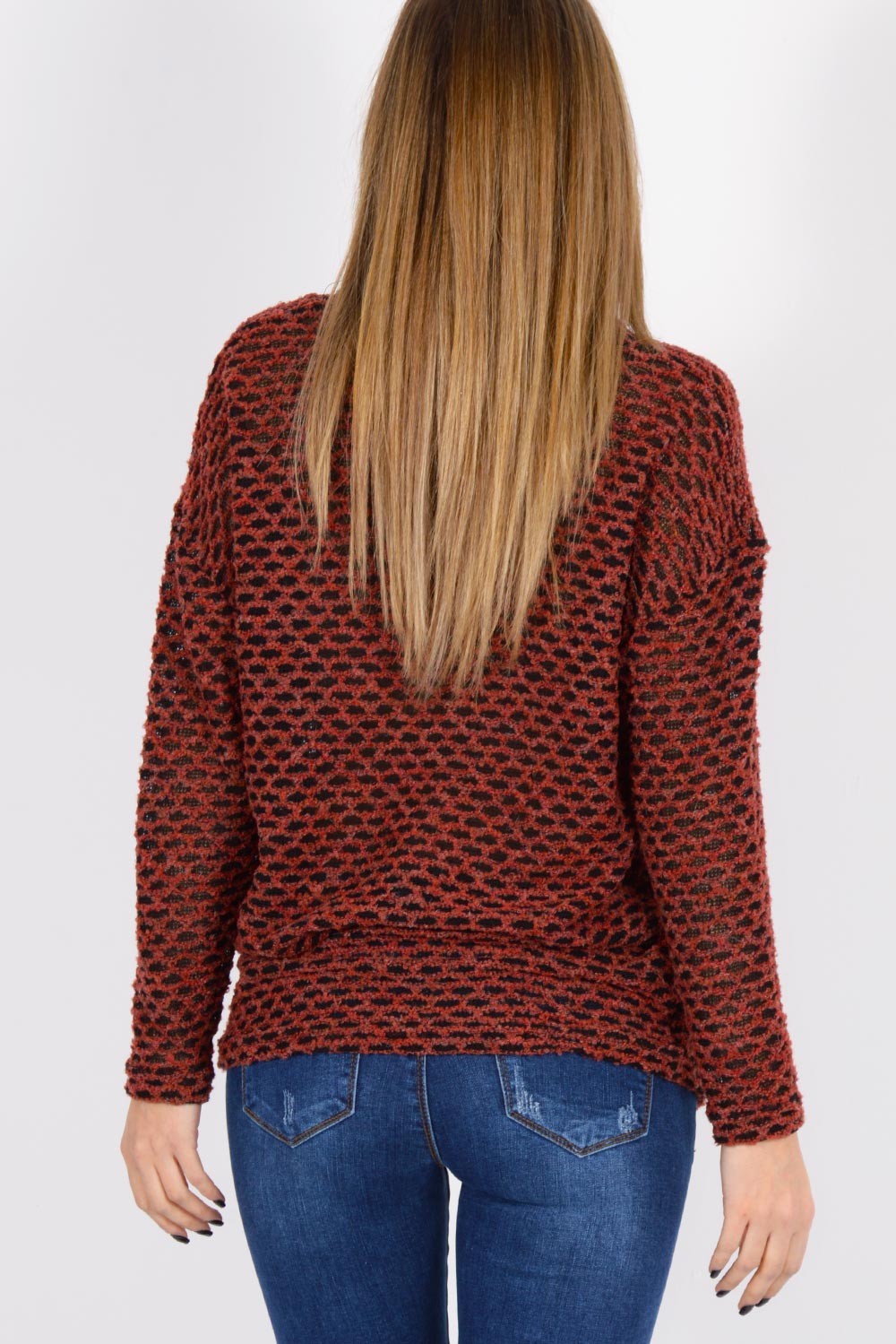 Πλεκτή μπλούζα