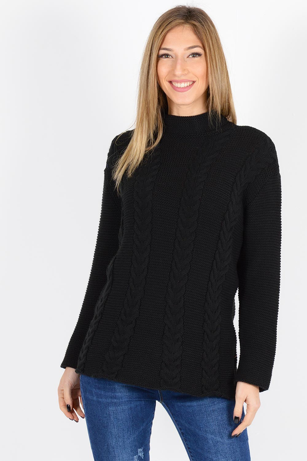 Πλεκτή μπλούζα