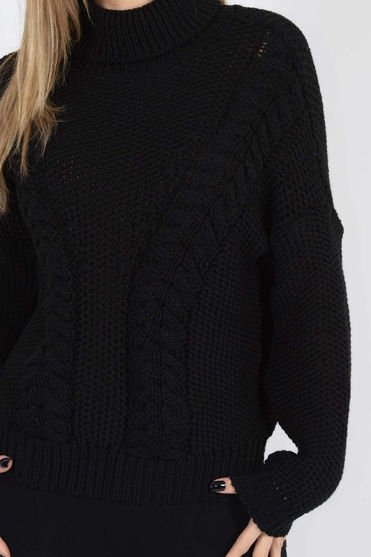 Pullover πλεκτό ζιβάγκο