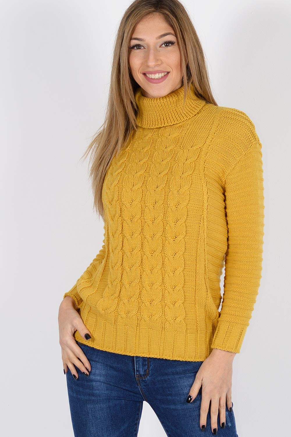 Pullover με πλεξούδες