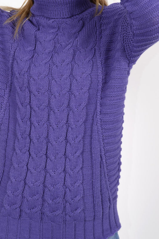 Pullover με πλεξούδες