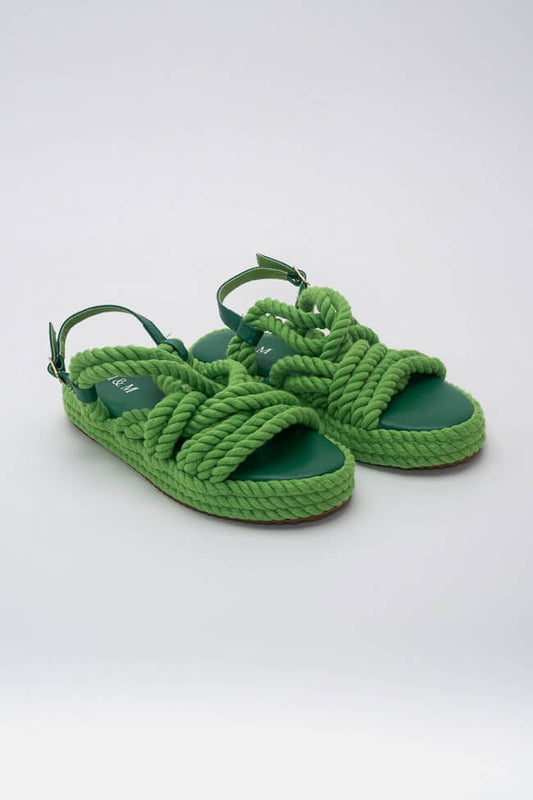 Sandals με σχοινί