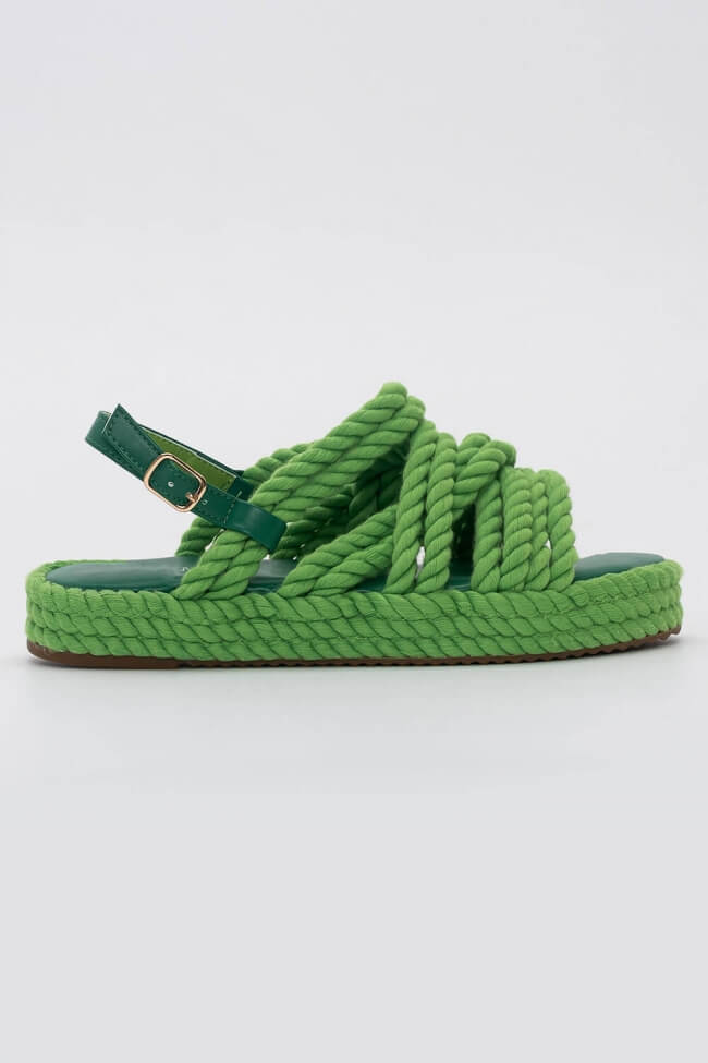 Sandals με σχοινί