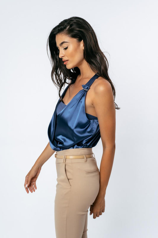 Ολόσωμο satin κορμάκι