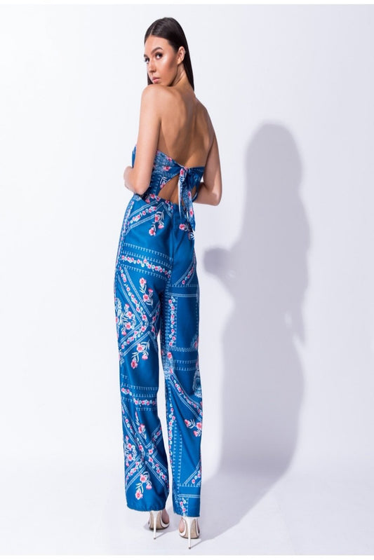 Ολόσωμη Φόρμα strapless floral