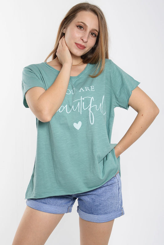 T-Shirt με στάμπα