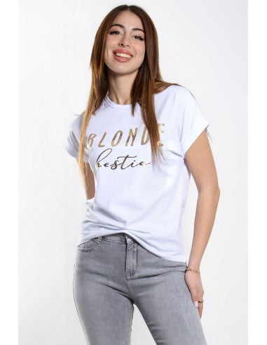 T-shirt letter printed