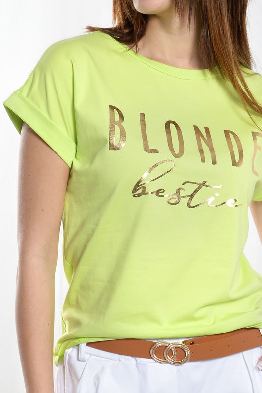 T-shirt letter printed