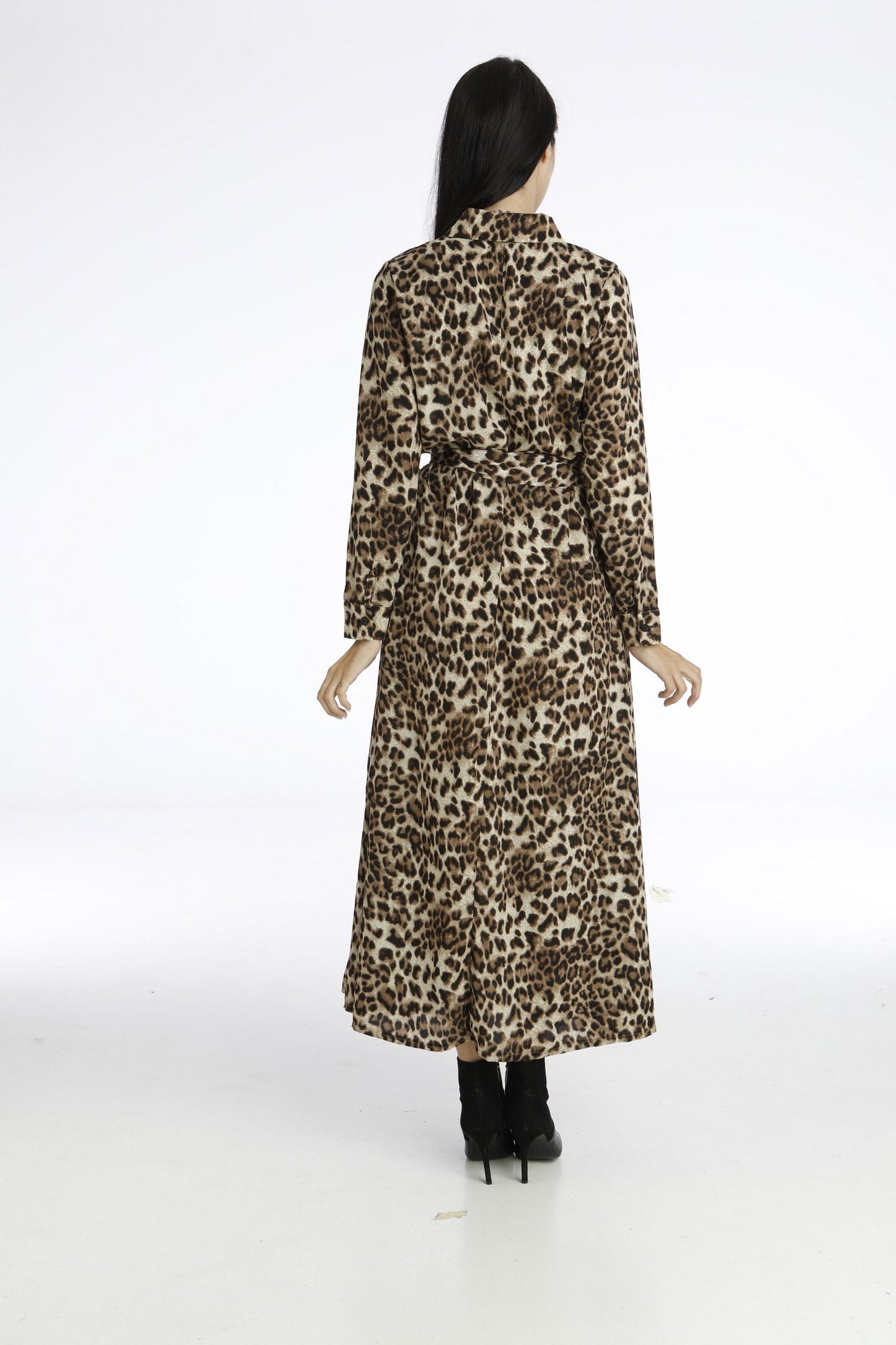 Leopard Shirt Dress