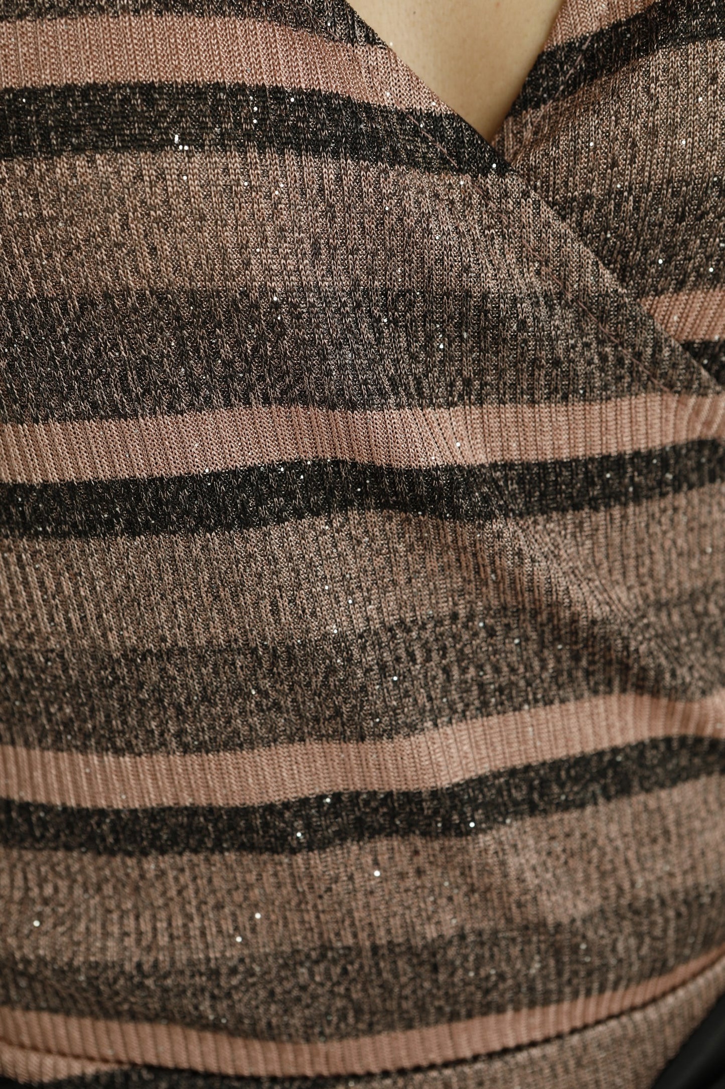 Φόρεμα κρουαζέ ριγέ