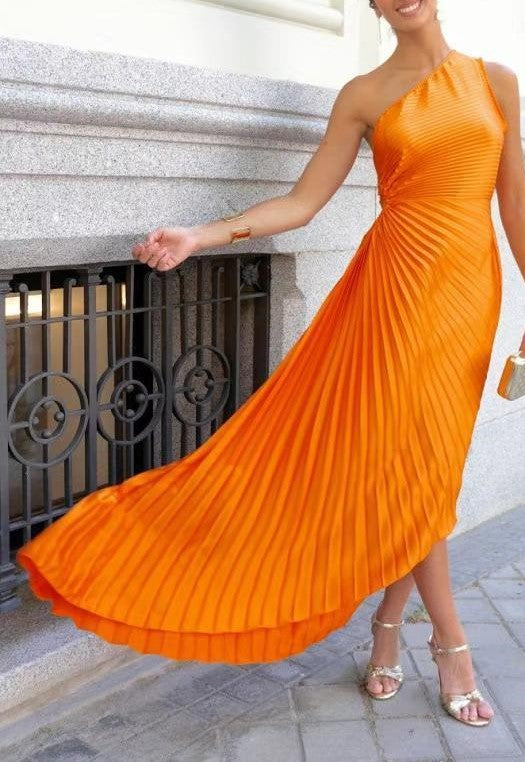 Φόρεμα maxi satin