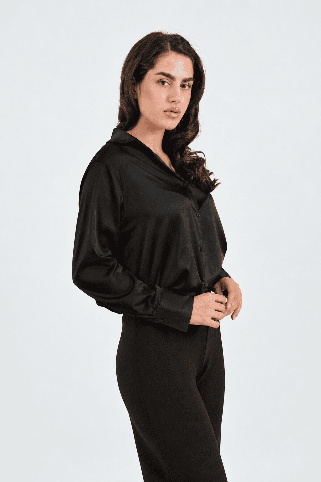 Πουκάμισο satin viscose