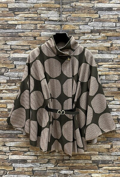 Κάπα με ζώνη & σχέδια