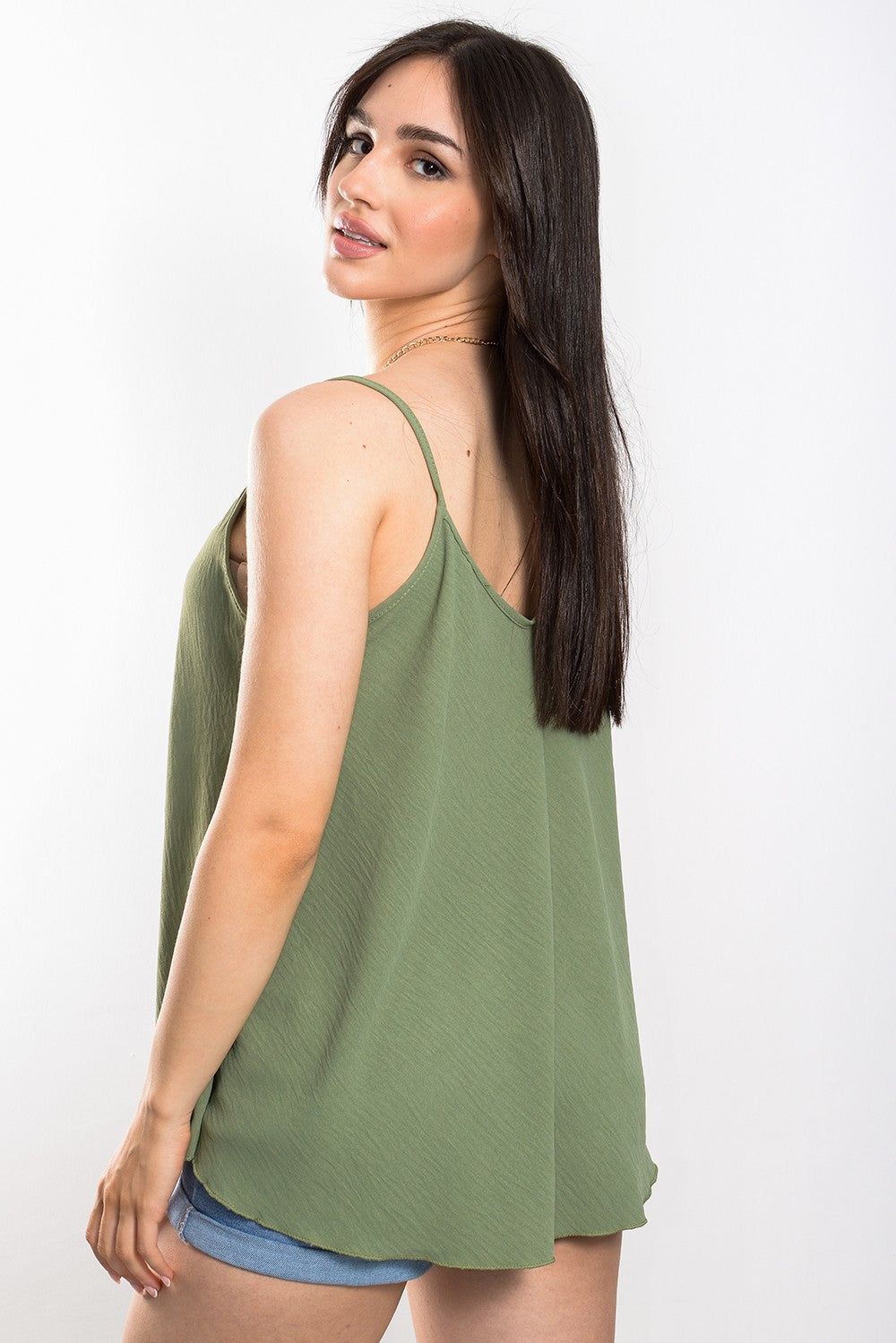 Top crepe oversized
