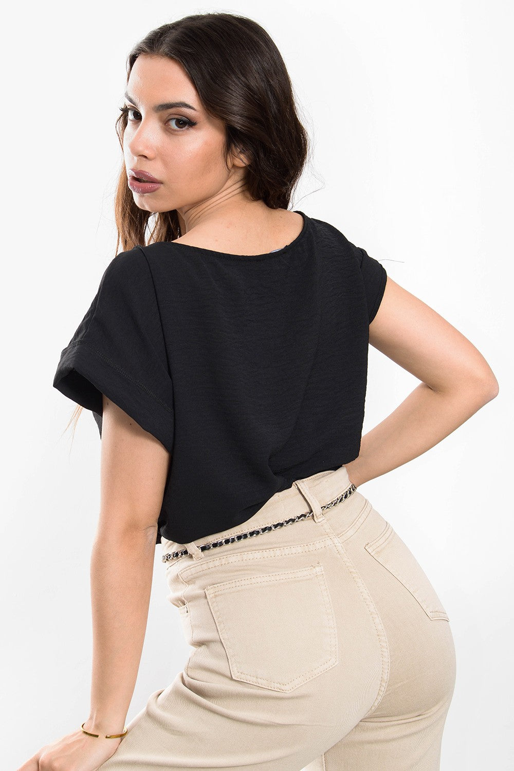 Μπλούζα crepe detailed
