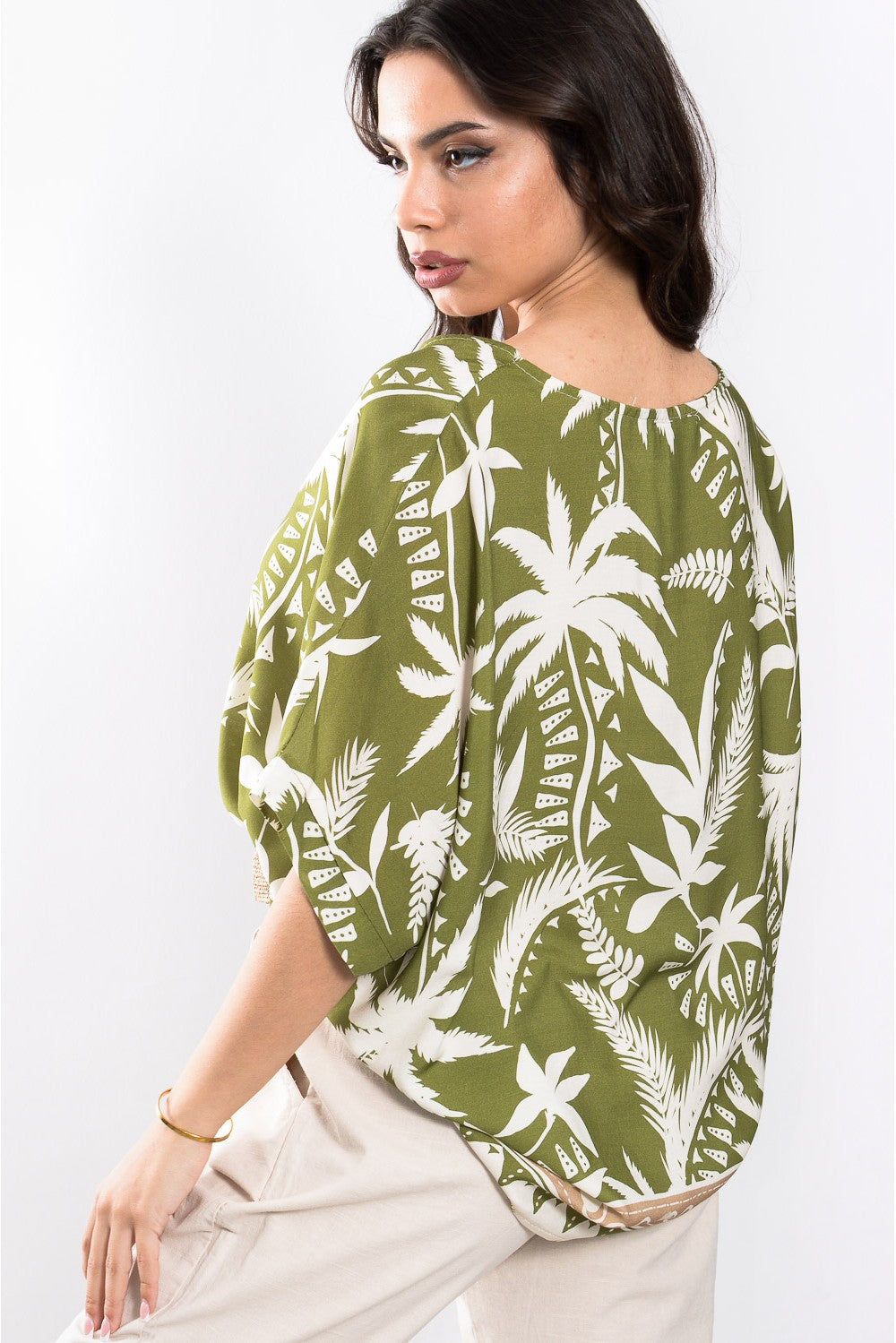 Μπλούζα loose floral