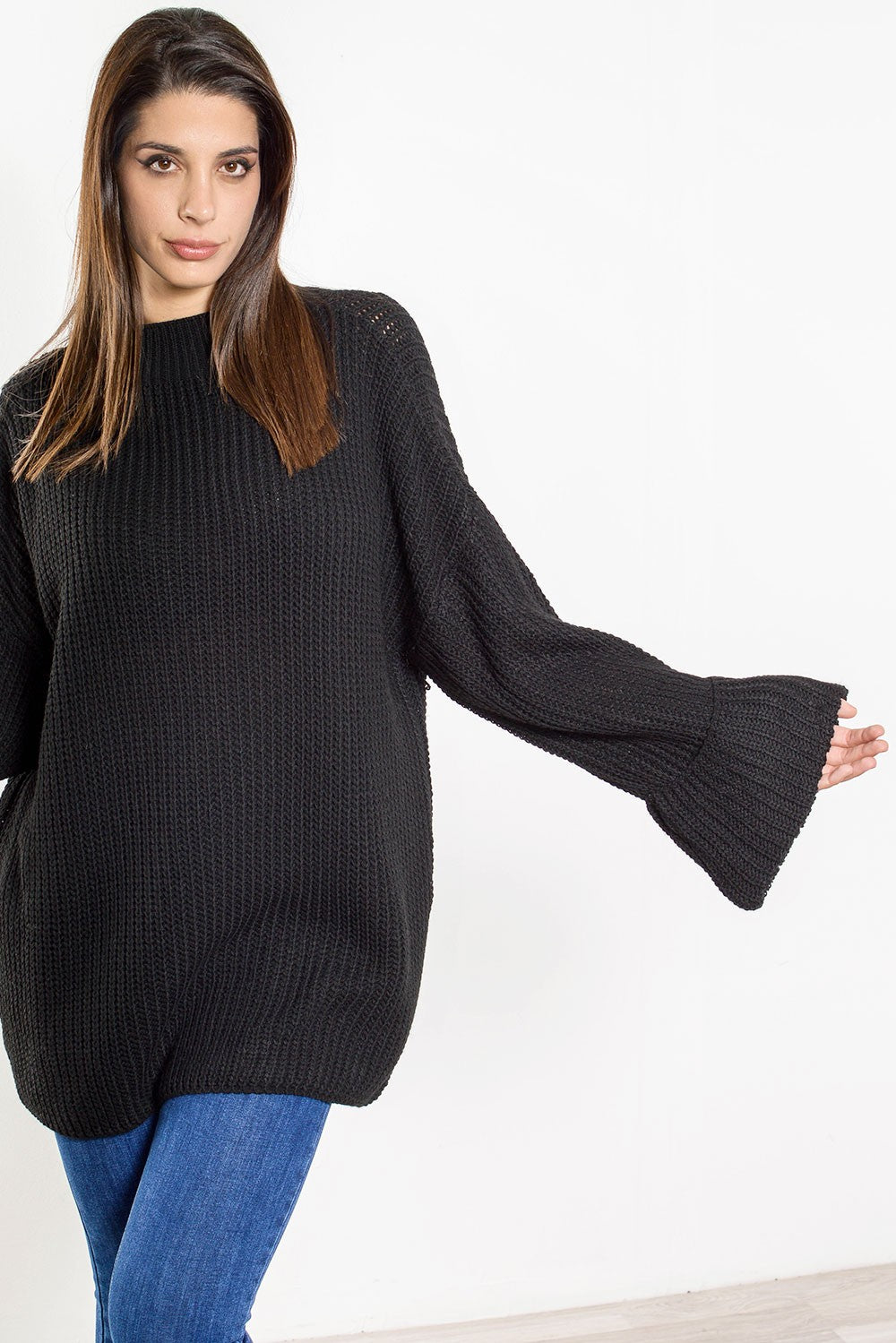Μπλούζα πλεκτή oversized