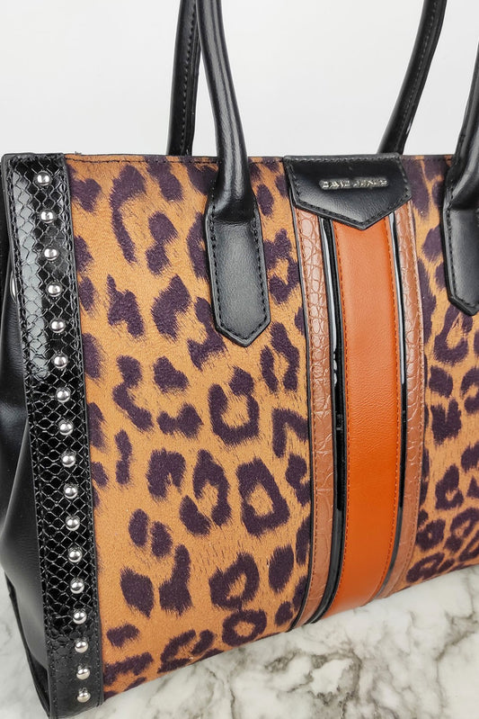 Τσάντα δερματίνης leopard printed
