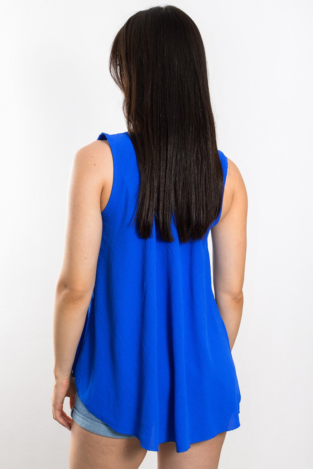 Top crepe oversized