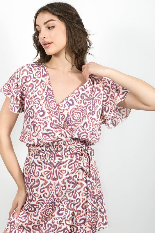 Σετ τοπ και ζιπ κιλότ