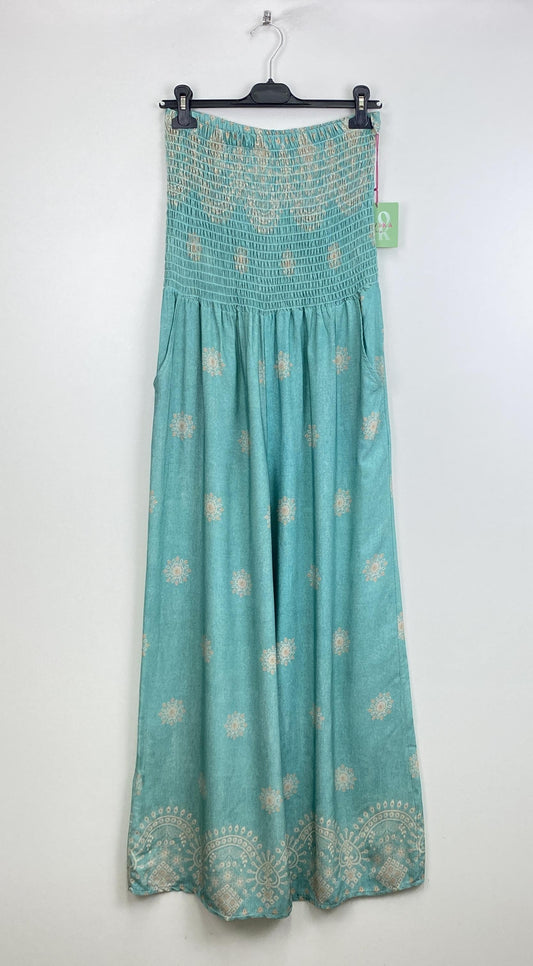 Ολόσωμη φόρμα strapless printed