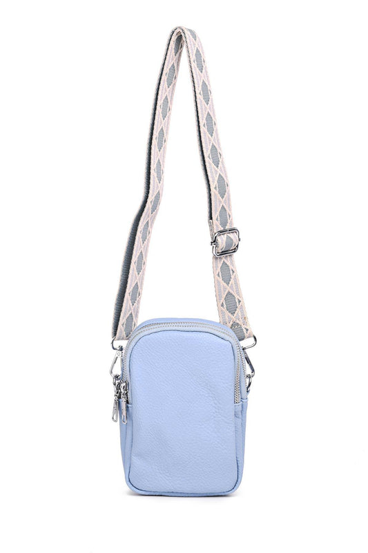 Clutch bag δερματίνης με ιμάντα