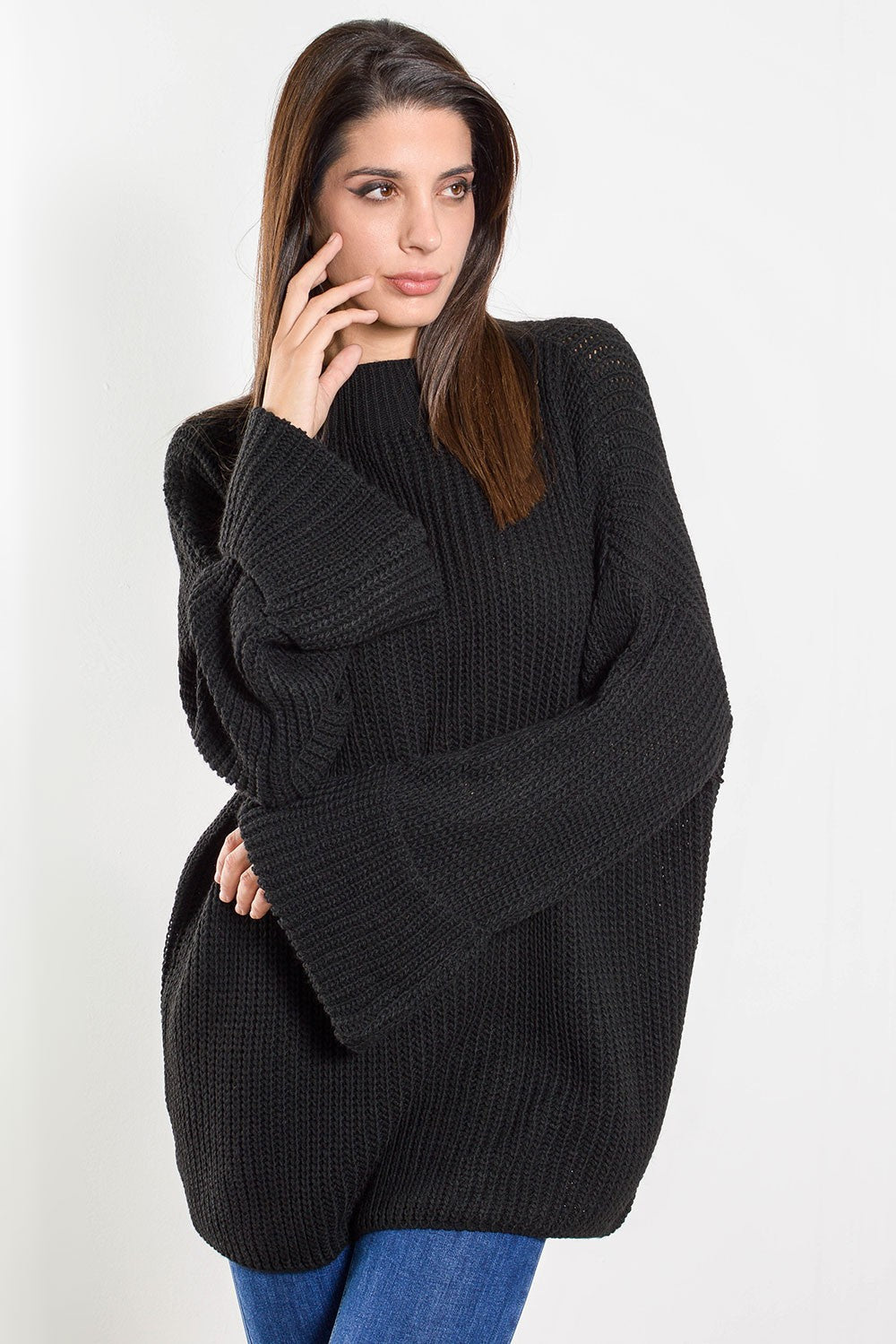 Μπλούζα πλεκτή oversized