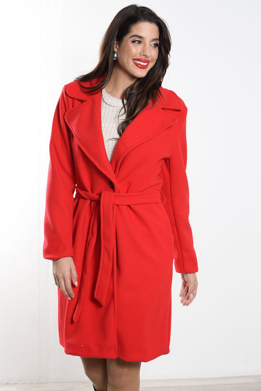 Ημίπαλτο με μεγάλο γιακά