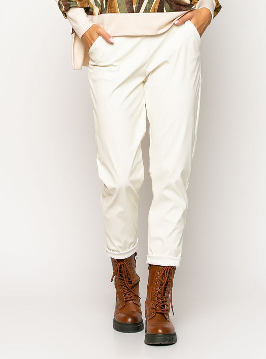 Παντελόνι casual δερματίνης