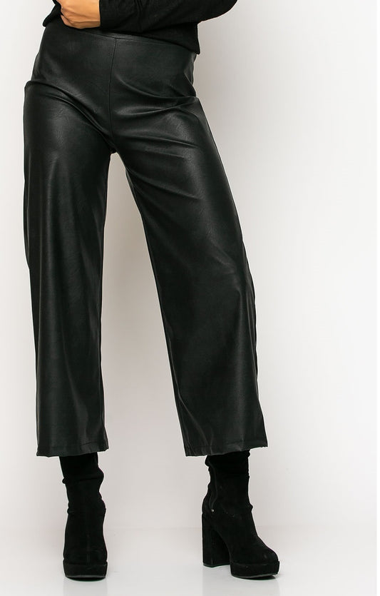 Ζιπ κιλότ δερματίνης