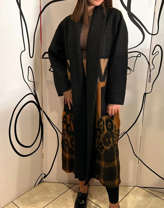 Παλτό μπουκλέ oversized