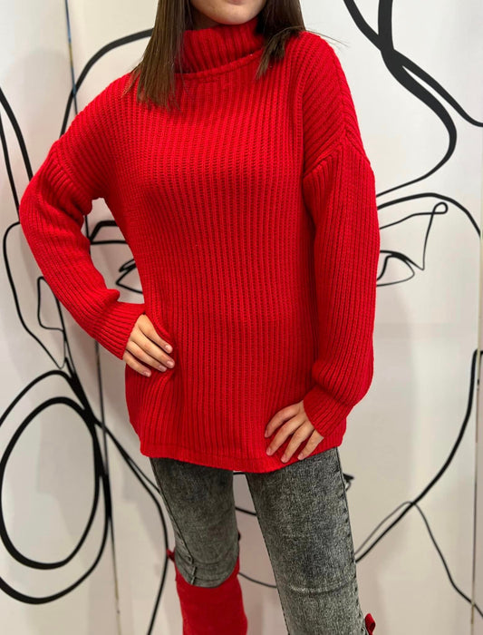 Pullover ζιβάγκο rib