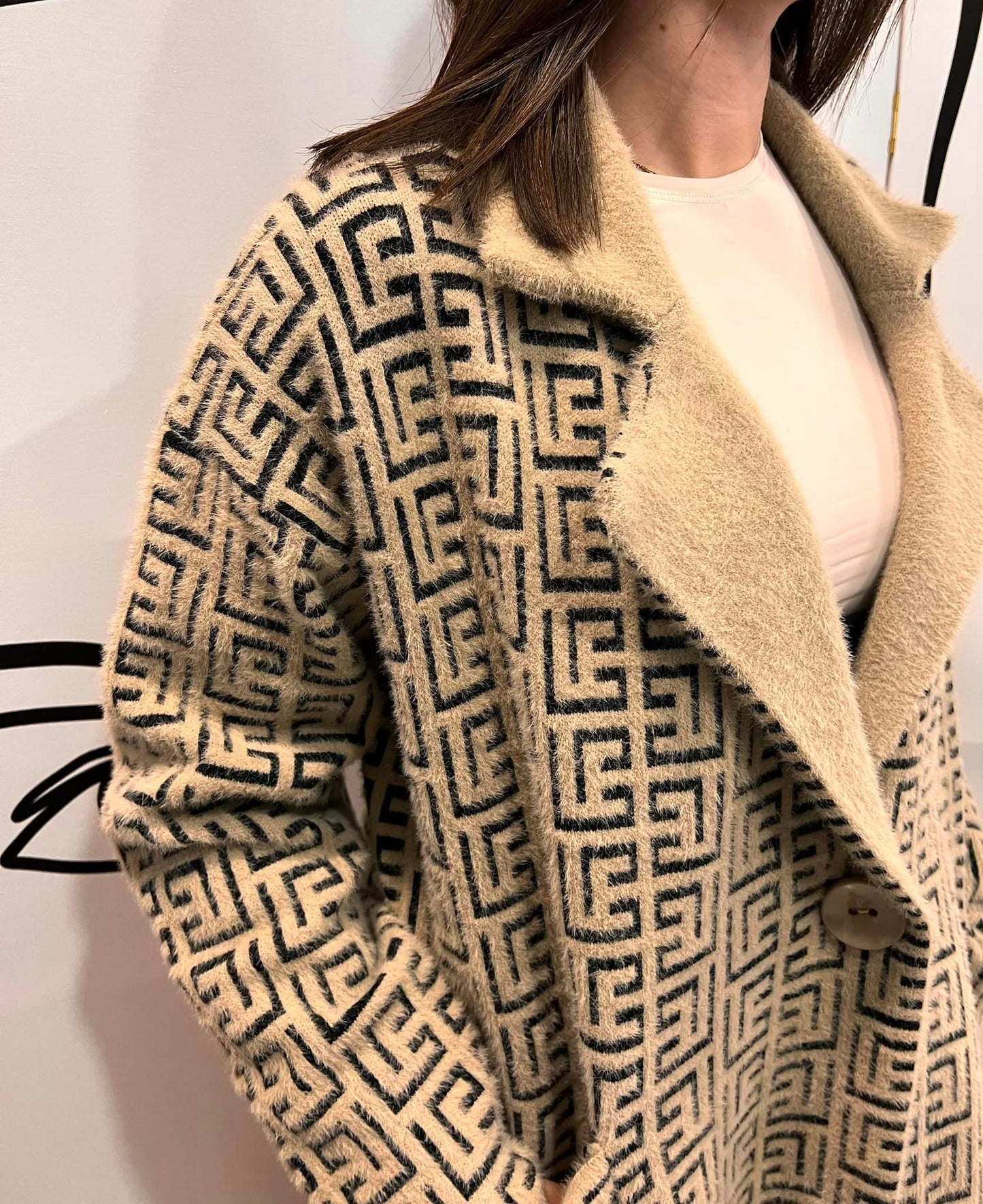 Παλτοζακέτα fluffy