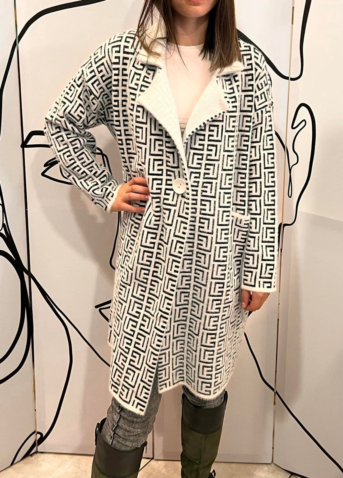 Παλτοζακέτα fluffy